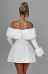 VILLANELLE MINI DRESS - IVORY