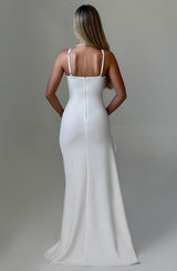 VIOLETTA MAXI DRESS - IVORY