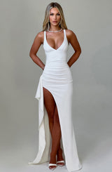 VIOLETTA MAXI DRESS - IVORY
