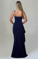 VIOLETTA MAXI DRESS - NAVY