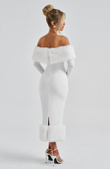 VITTORIA MIDI DRESS - IVORY