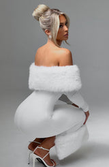 VITTORIA MIDI DRESS - IVORY