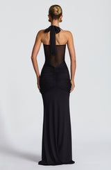 VIXEN MAXI DRESS - BLACK
