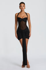 VIXEN MINI DRESS - BLACK