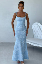 WHITNEY MAXI DRESS - BLUE