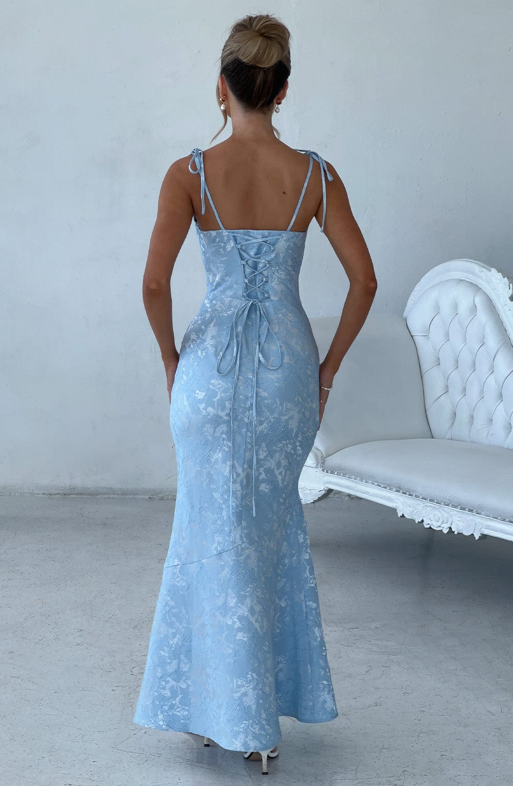 WHITNEY MAXI DRESS - BLUE