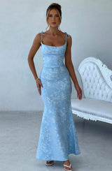 WHITNEY MAXI DRESS - BLUE