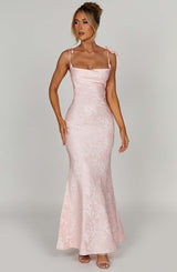 WHITNEY MAXI DRESS - BLUSH