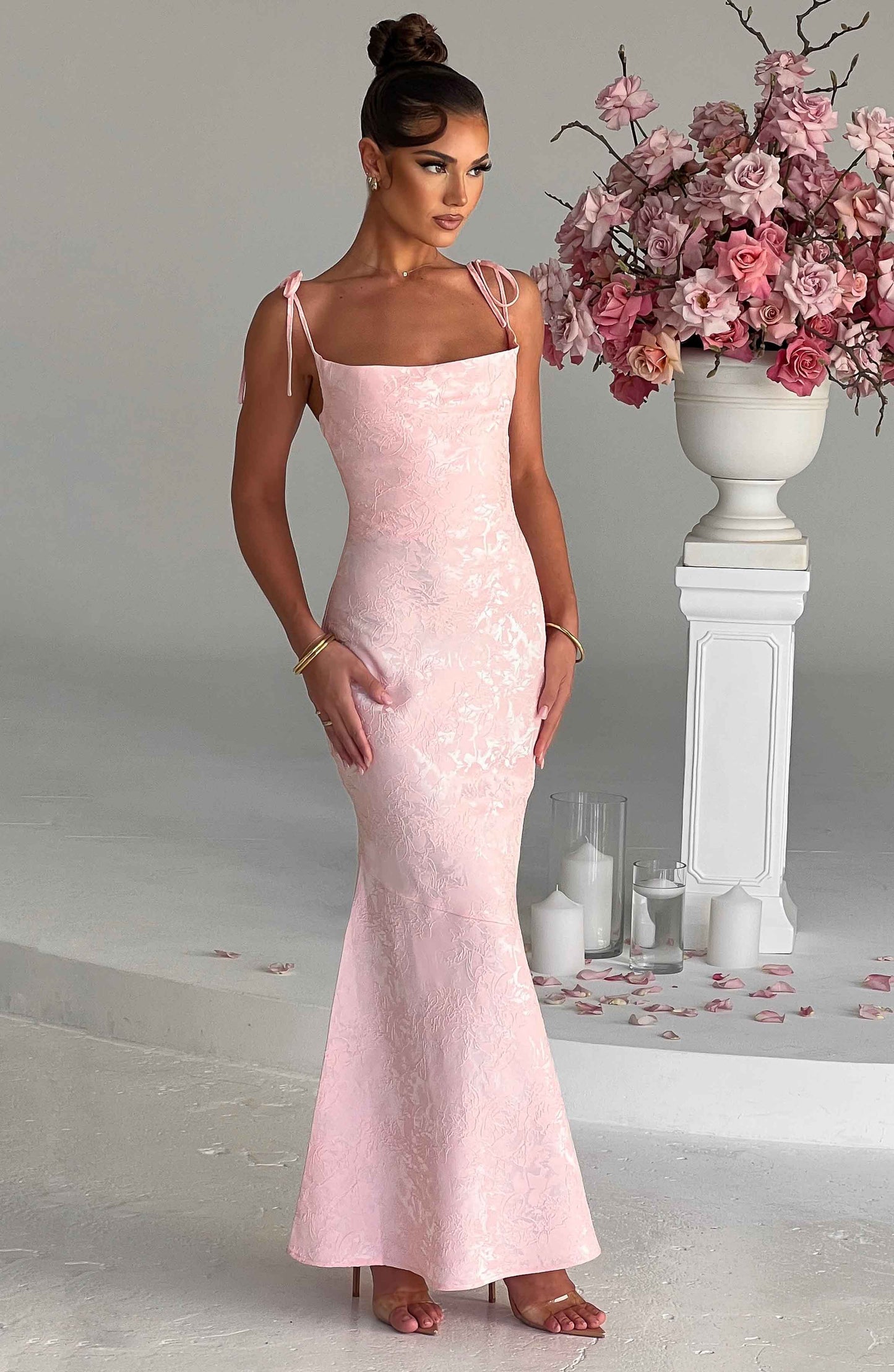 WHITNEY MAXI DRESS - BLUSH