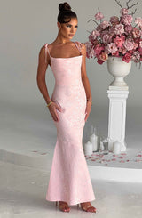 WHITNEY MAXI DRESS - BLUSH