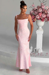 WHITNEY MAXI DRESS - BLUSH