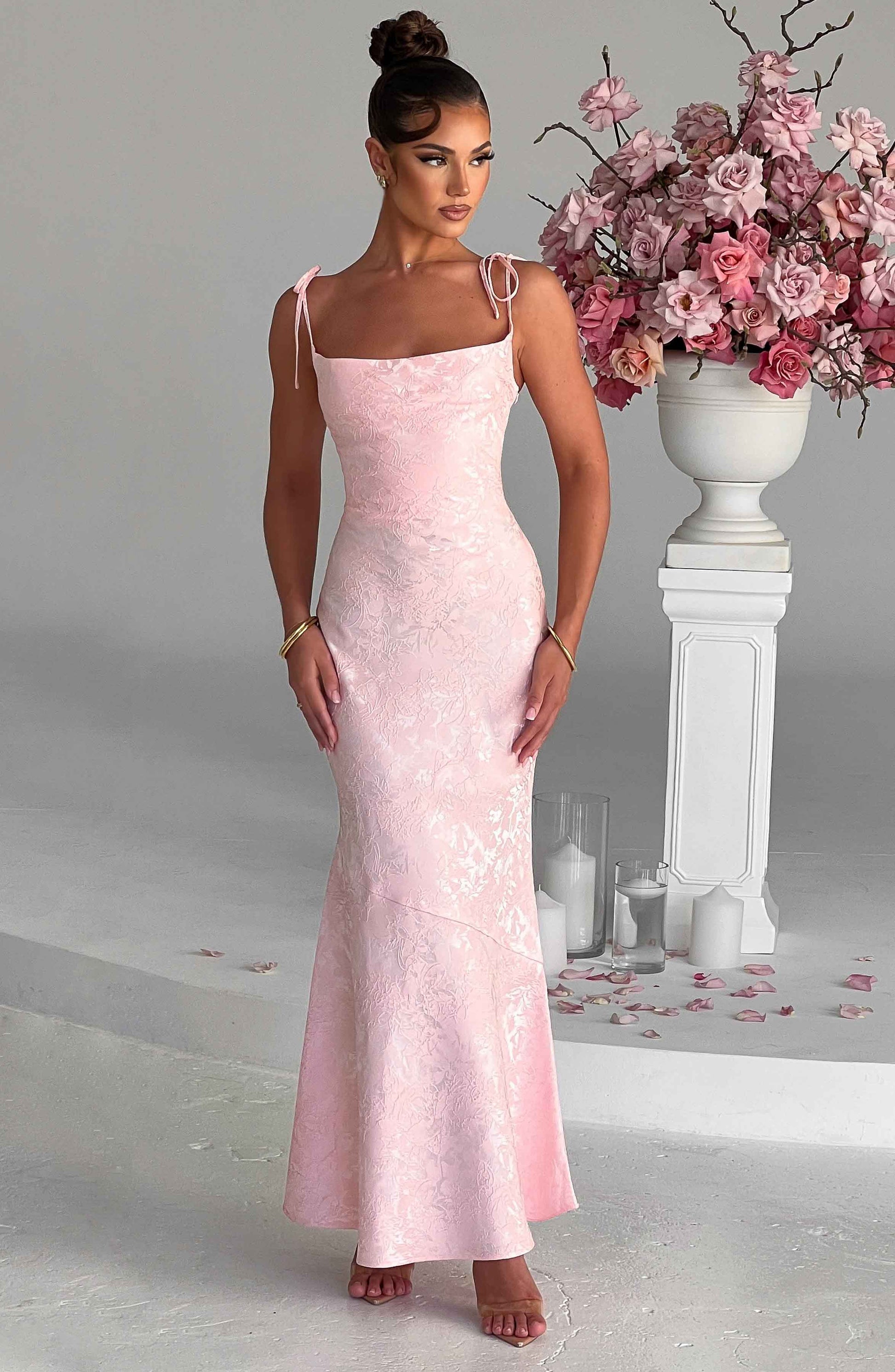 WHITNEY MAXI DRESS - BLUSH