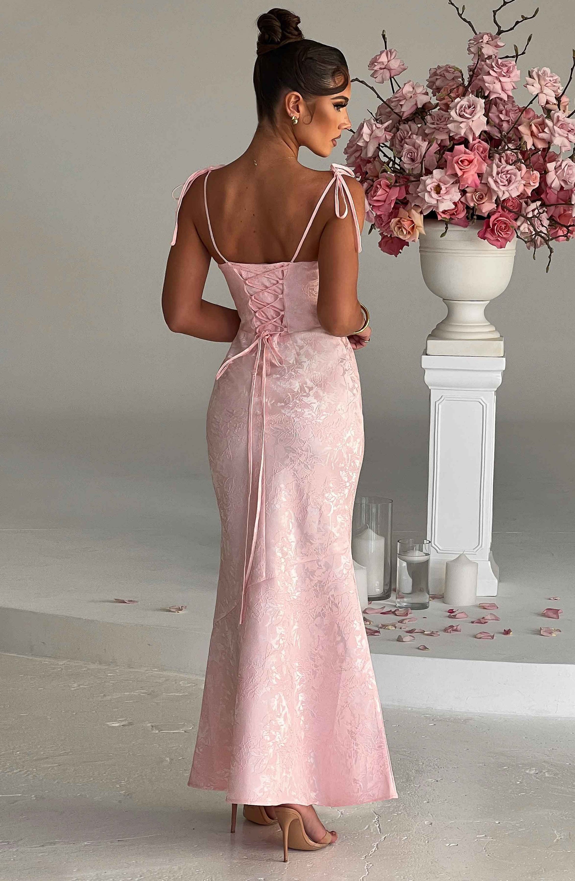 WHITNEY MAXI DRESS - BLUSH