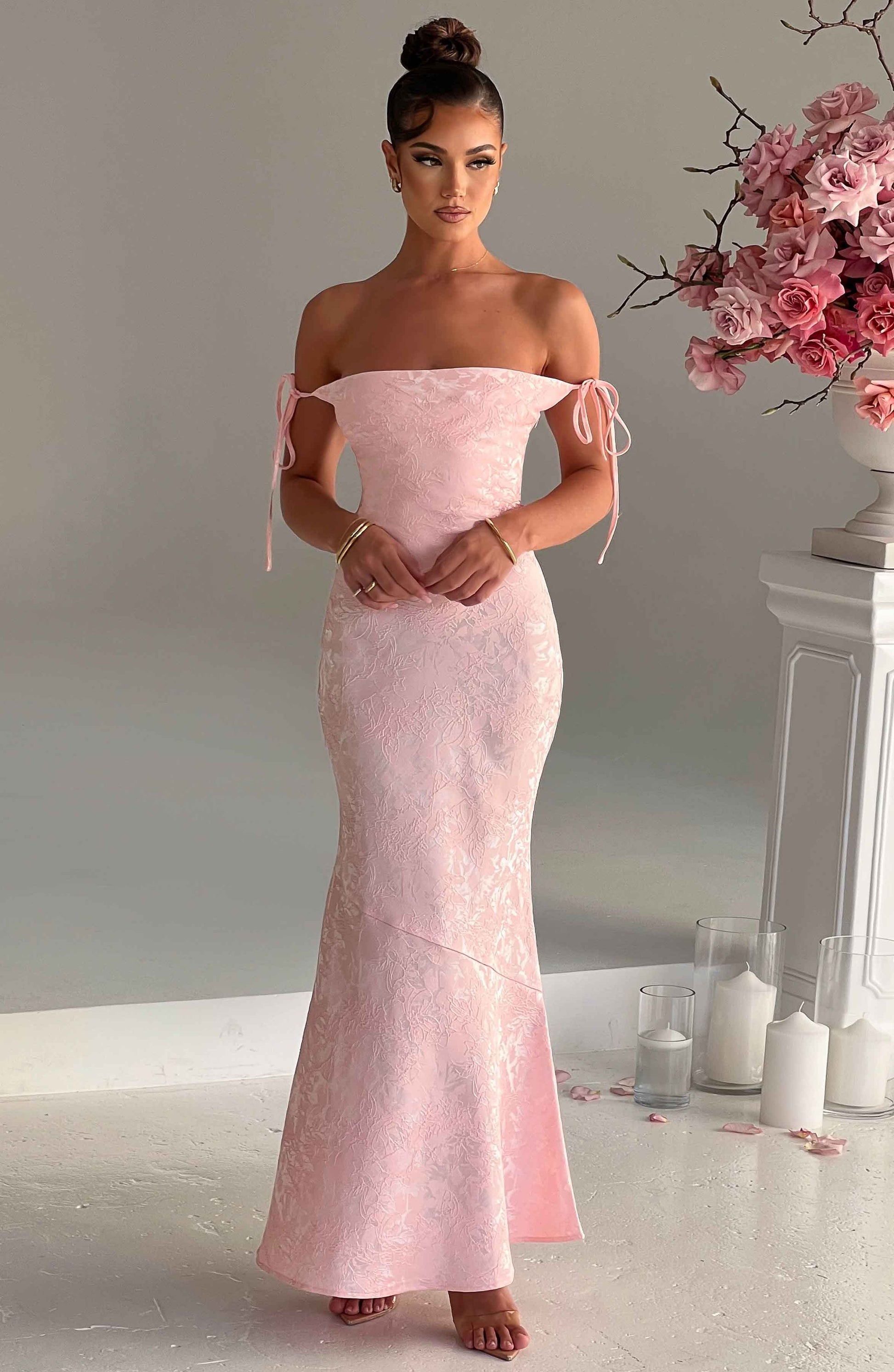 WHITNEY MAXI DRESS - BLUSH