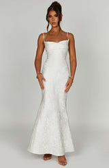 WHITNEY MAXI DRESS - IVORY