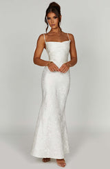 WHITNEY MAXI DRESS - IVORY