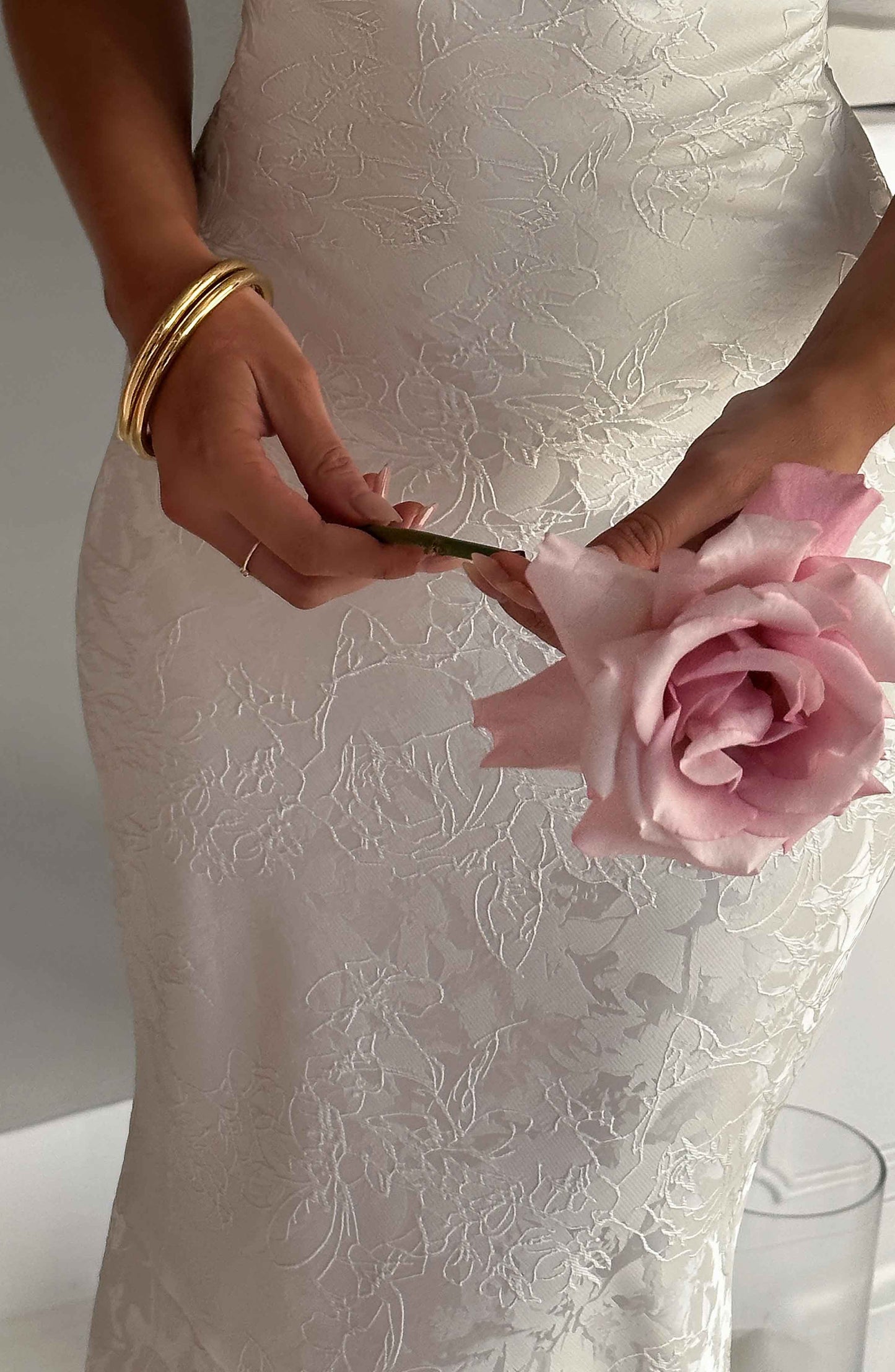 WHITNEY MAXI DRESS - IVORY