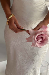 WHITNEY MAXI DRESS - IVORY