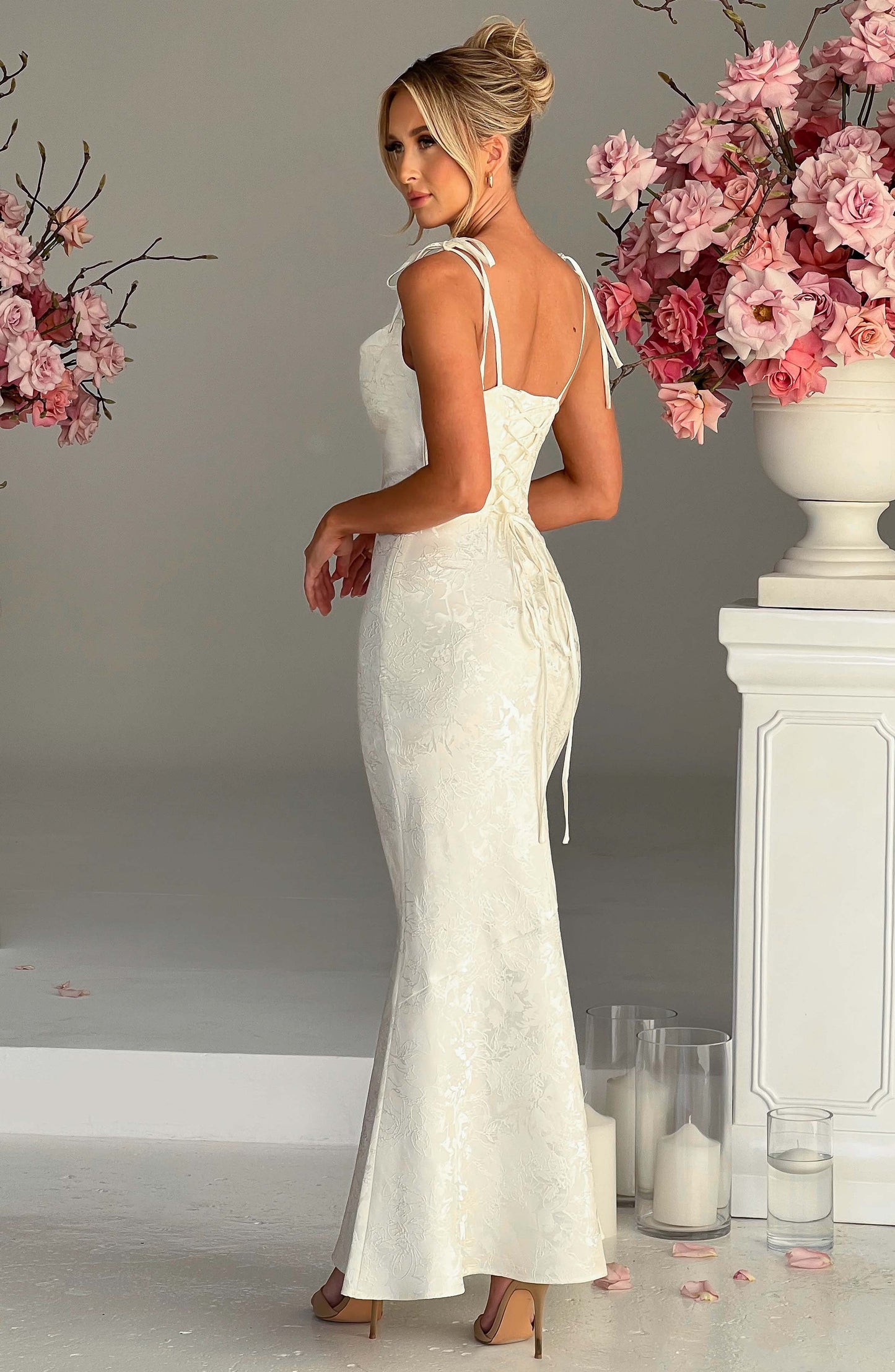 WHITNEY MAXI DRESS - IVORY