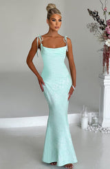 WHITNEY MAXI DRESS - MINT