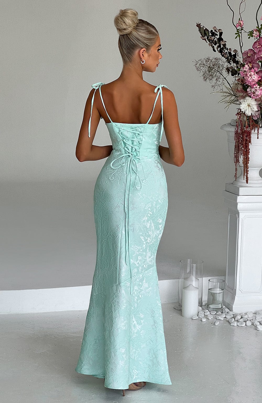 WHITNEY MAXI DRESS - MINT