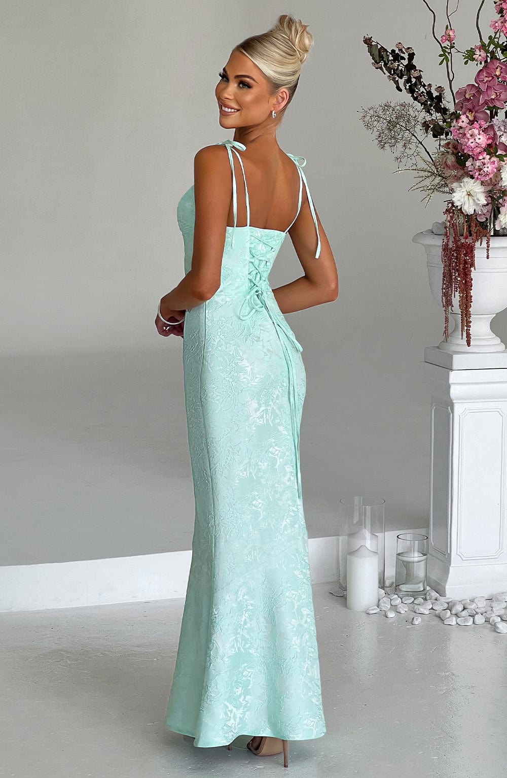 WHITNEY MAXI DRESS - MINT