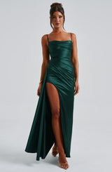 WINONA MAXI DRESS - EMERALD