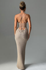 XANTHE MAXI DRESS - BEIGE