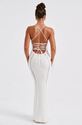 XANTHE MAXI DRESS - WHITE