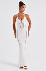 XANTHE MAXI DRESS - WHITE