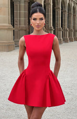 YALINA MINI DRESS - RED