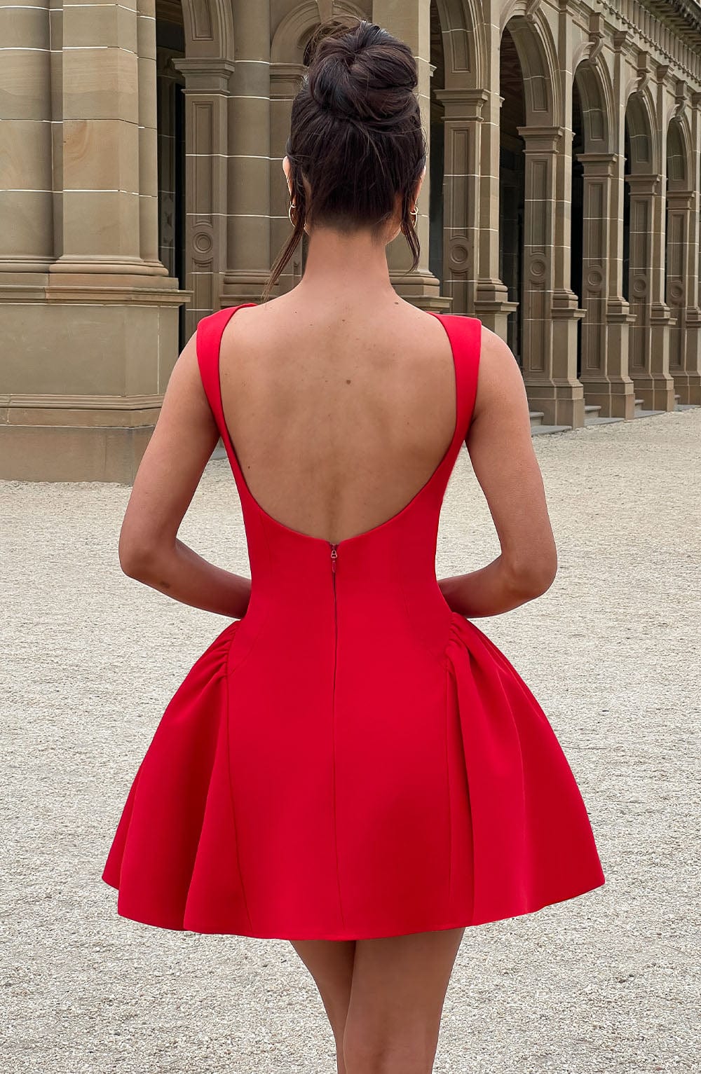 YALINA MINI DRESS - RED