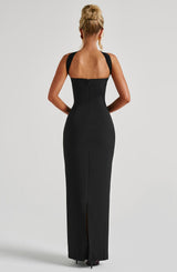 YULIA MAXI DRESS - BLACK