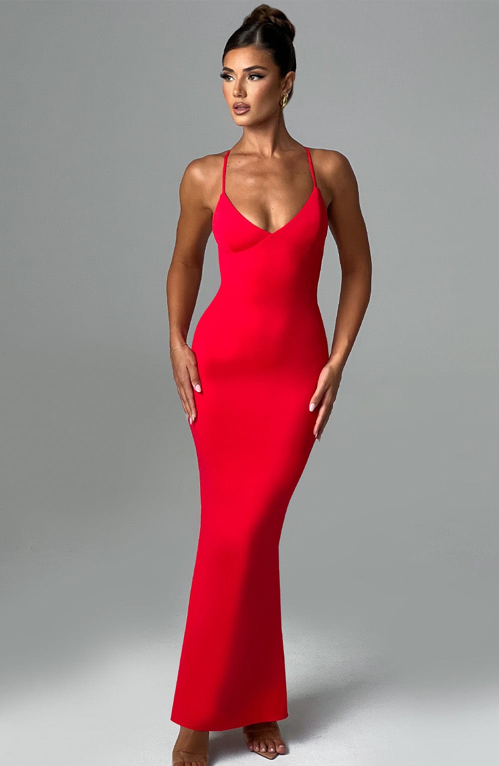 ZELDA MAXI DRESS - RED