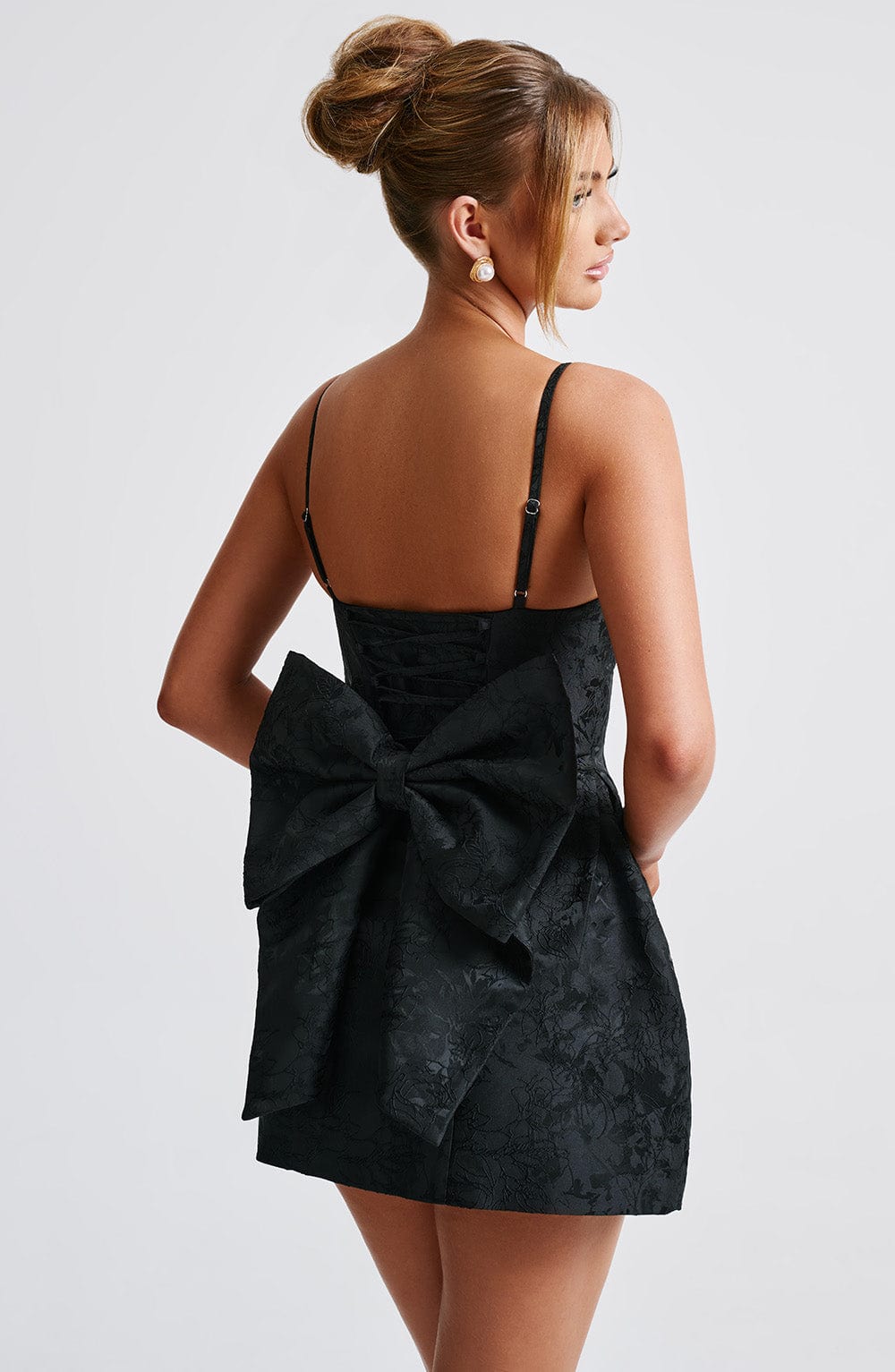 ZOELLA MINI DRESS - BLACK
