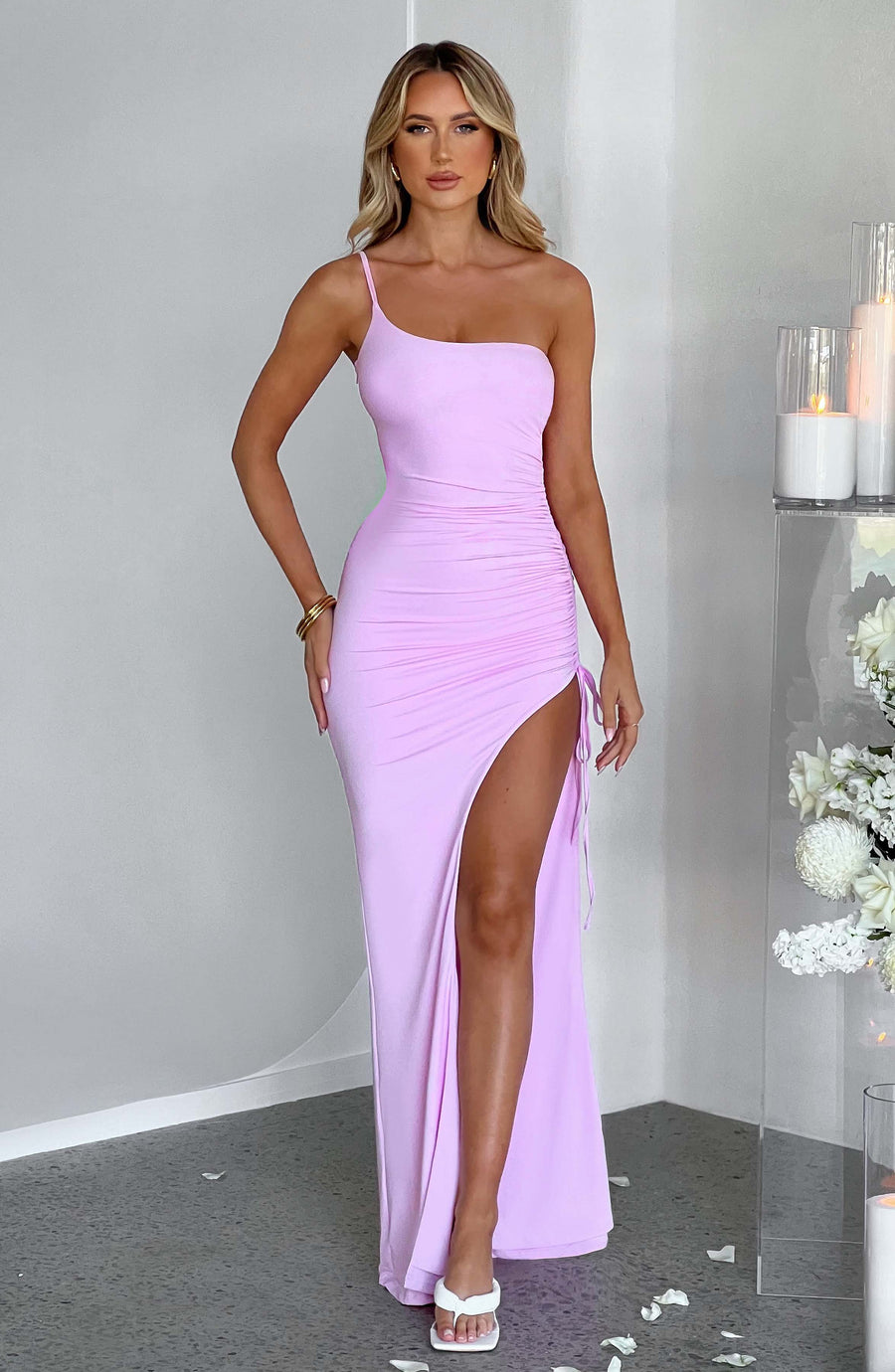 VESTIDO LARGO ZURI - ROSA